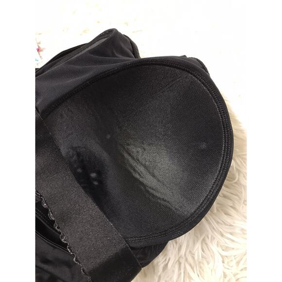 WOMEN'S Fit 4 U Laser Cut Tankini Swim Floral Top BLACK ONE PC 18W HIPS A304232 - Picture 10 of 10